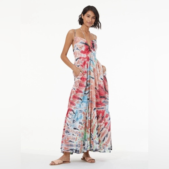 Young Fabulous & Broke Dresses & Skirts - YOUNG FABULOUS & BROKE Haisey Sun Dress Tie-Dye Maxi Size S EUC Boho Festival